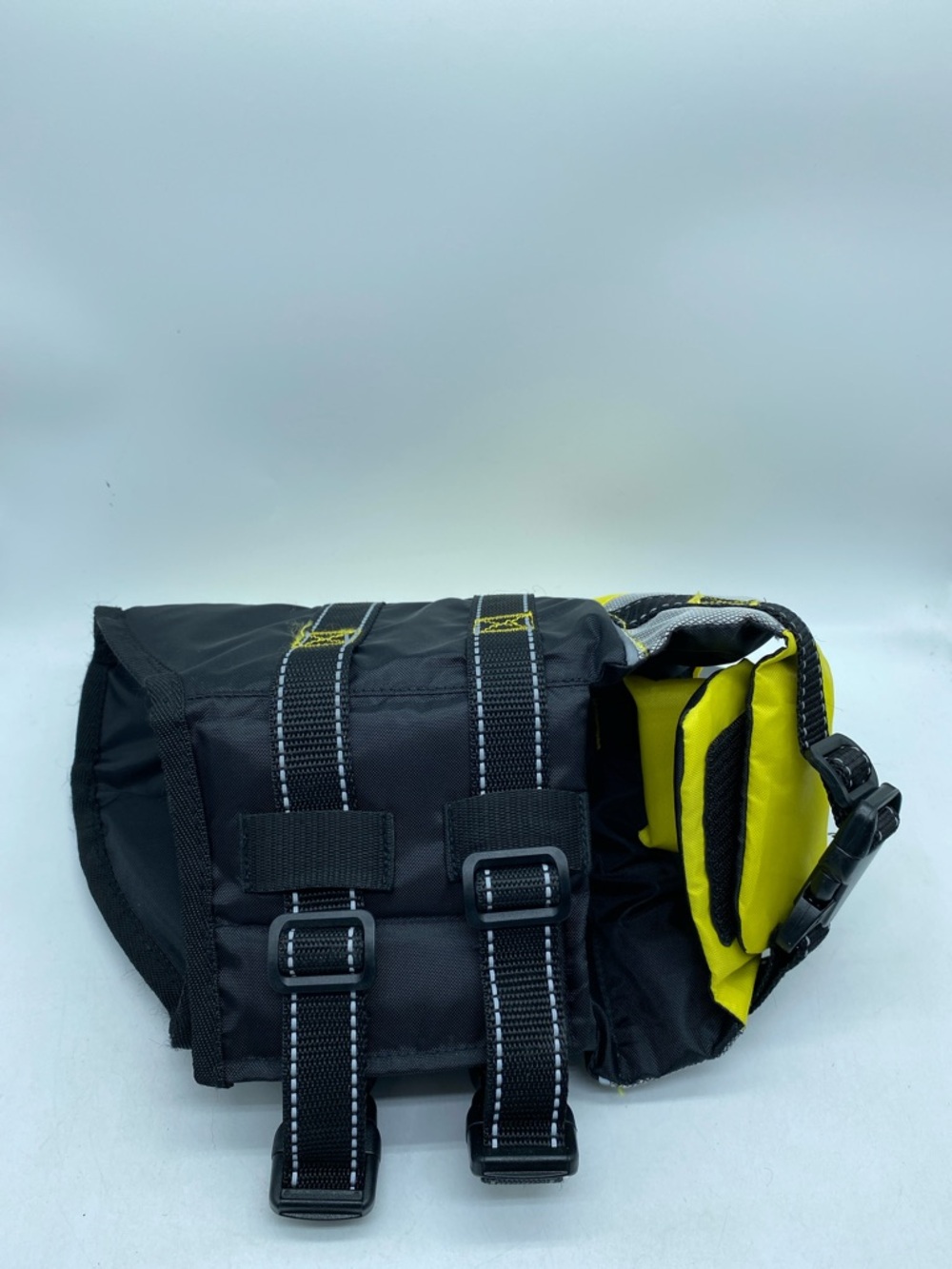 Dog Safety Life Vest Floater Life Jacket Reflective Yellow and Black Size XS - Picture 5 of 13